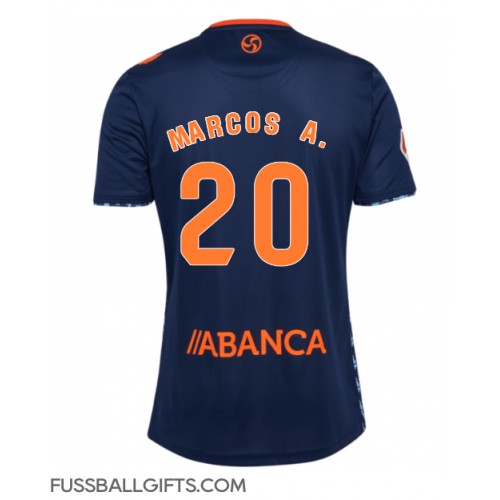 Celta Vigo Marcos Alonso #20 Fußballbekleidung Auswärtstrikot 2024-25 Kurzarm